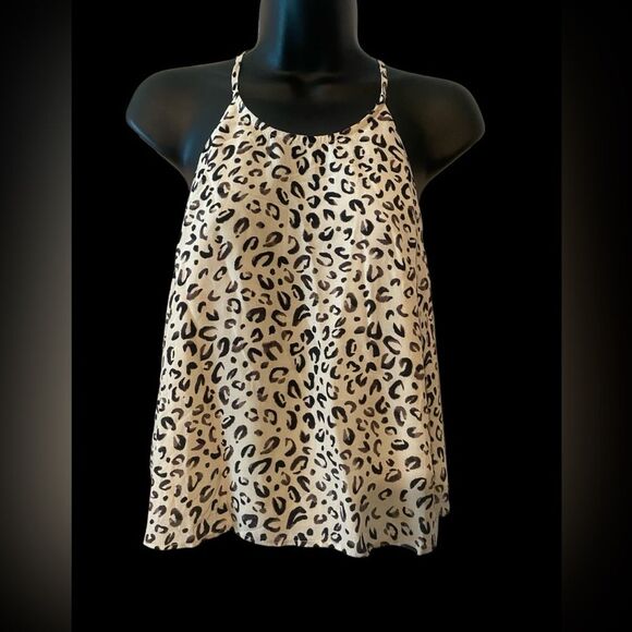11 Honore Tops - Saks | Women’s Halter Top | Crop Top animal print sleeveless flowy top NWT…